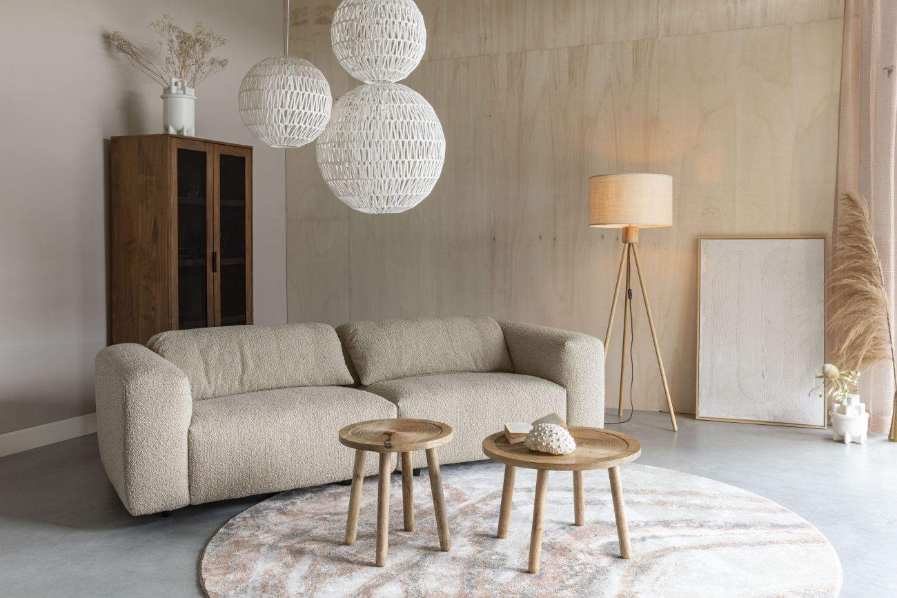 Szőnyeg 'Solar' 240cm - Szürke/Barna