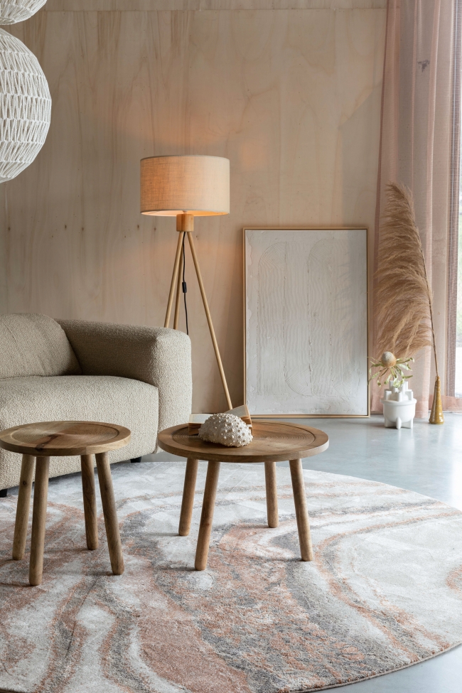 Szőnyeg 'Solar' 240cm - Szürke/Barna