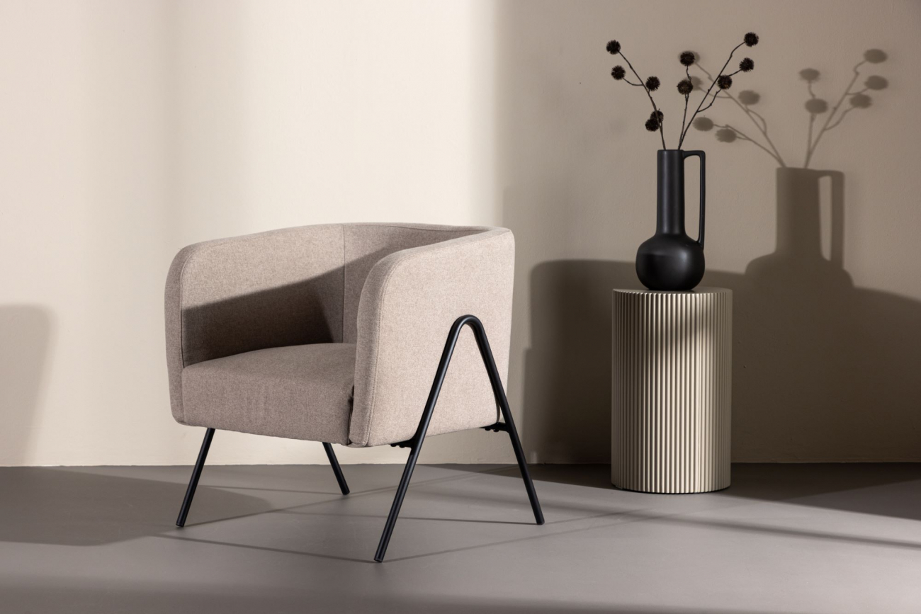 Fotel 'Figueres' - Bézs