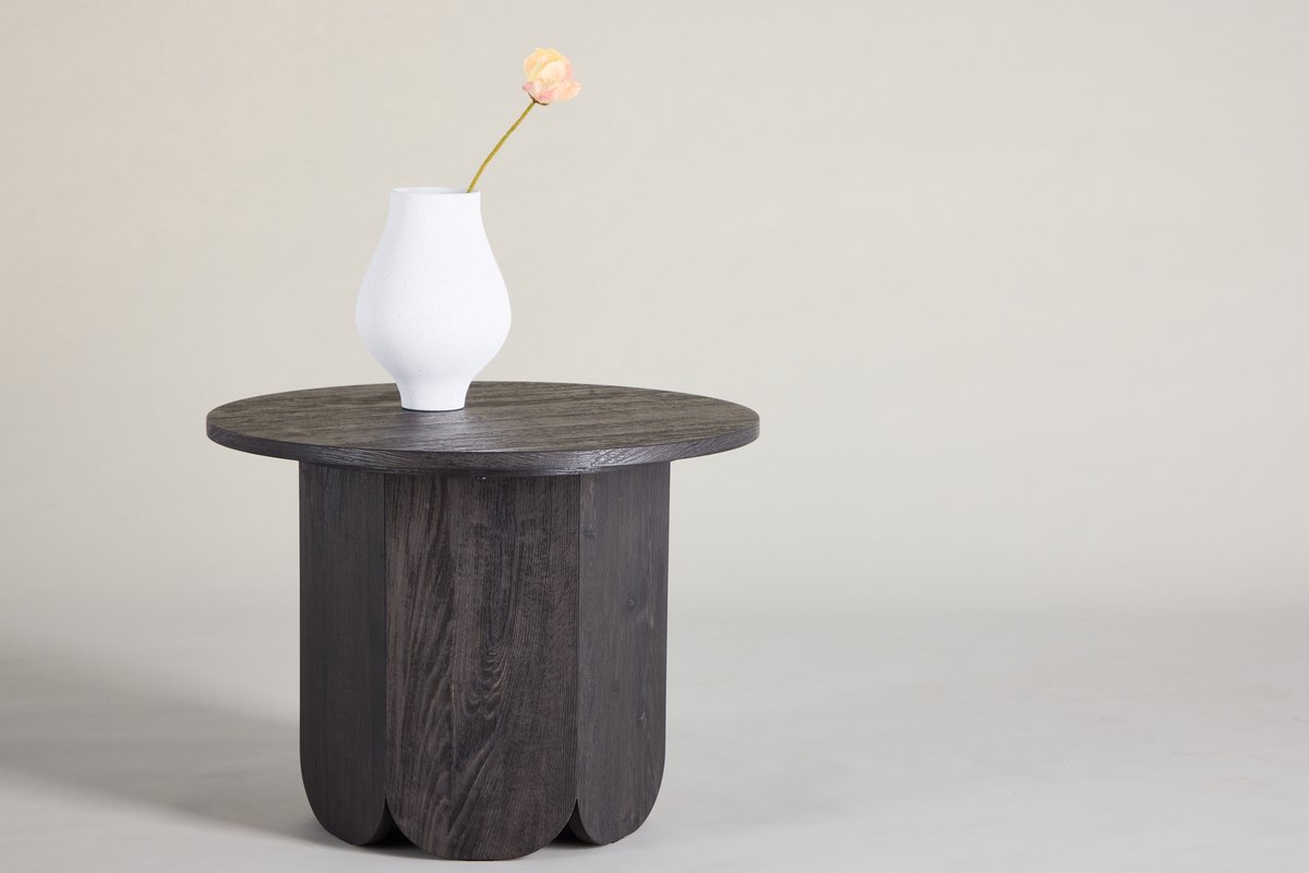 Kávézóasztal 'Björkvik' Kerek 60cm - Fekete