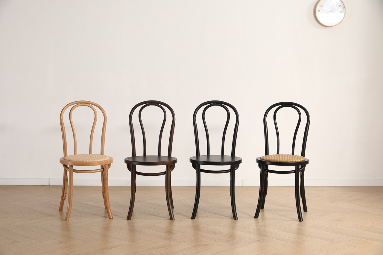 Bistro szék - Fa/Fekete