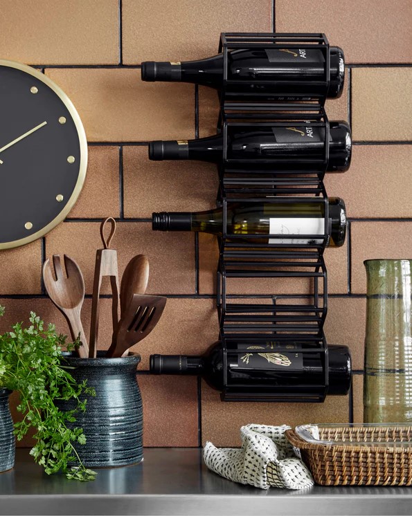 Boroshordó 'Wine' - Vas/Fekete