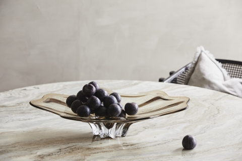 Étkezőasztal 'Erie' Kerek 140cm - Fehér Márvány