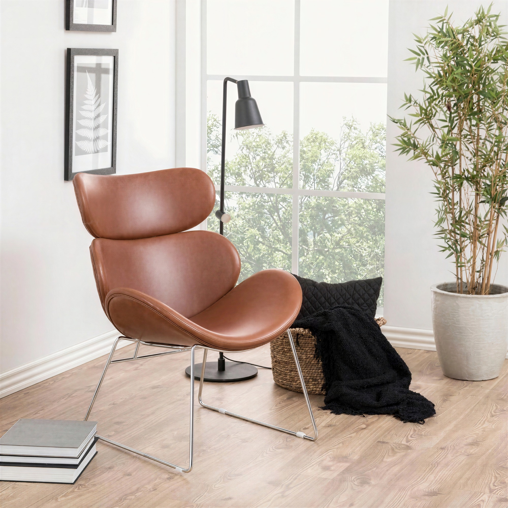 Fotel 'Hushum' 85cm - Barna