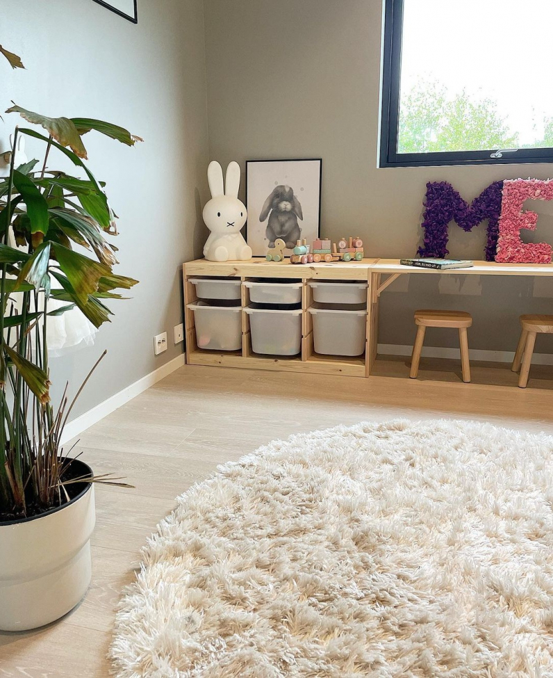 Kerek szőnyeg 'Janjira' 80cm - Offwhite