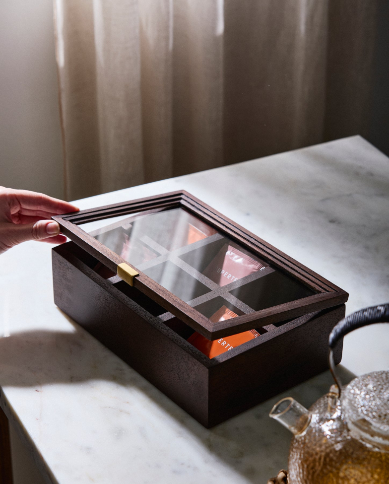 Tárolódoboz 'Puyo' - Barna