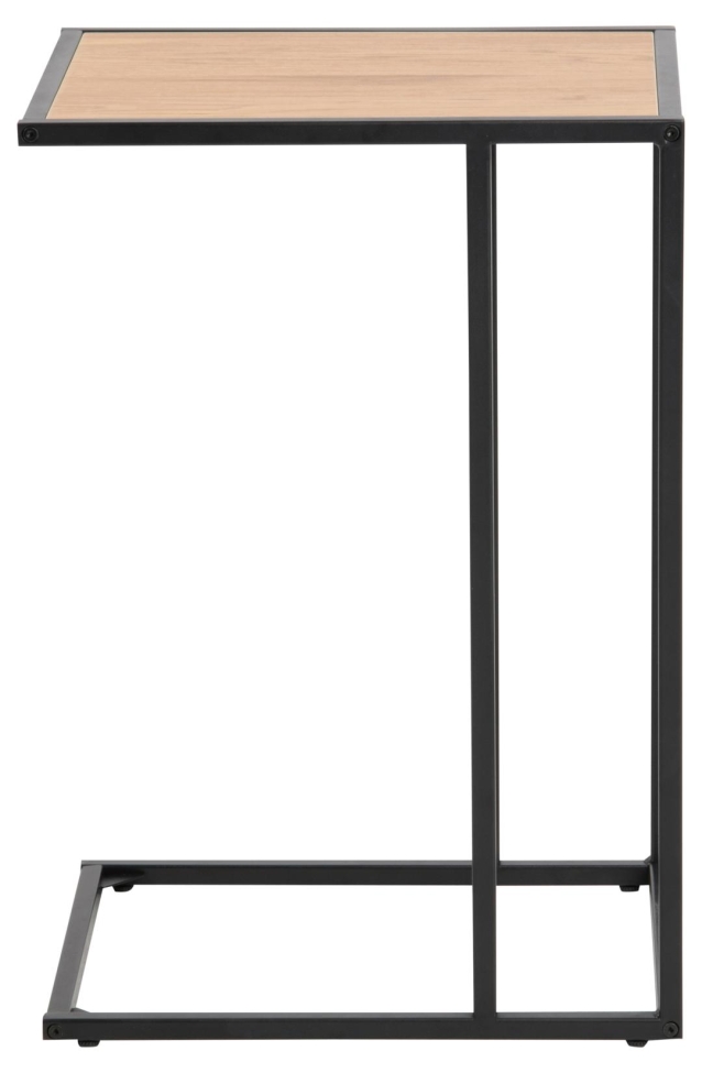 Oldalasztal 'Hydra' 43cm - Természet/Fekete