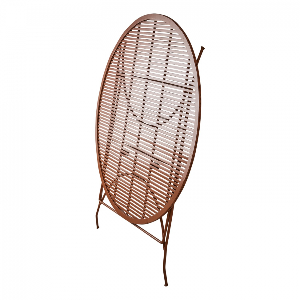 Asztal 'Visby' Kerek 100cm - Narancs