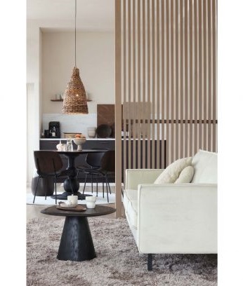 Asztal 'Posture' Kerek 70cm - Fekete