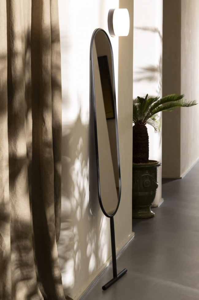 Tükör 'Tess' - Fekete