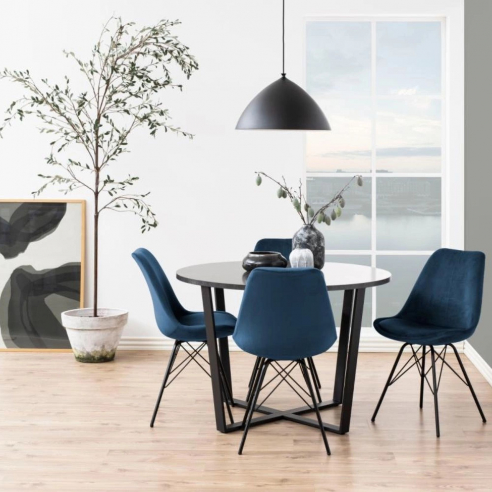 Szék 'Eris' - Kék/Fekete