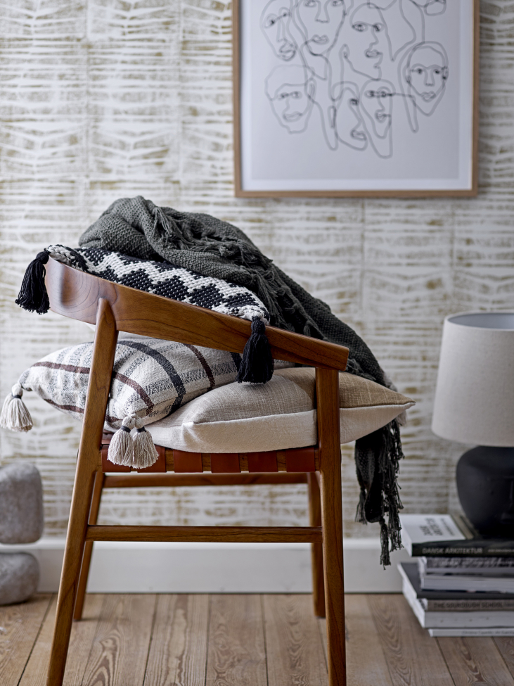 Asztali lámpa 'Matheo' - Fekete/Terrakotta