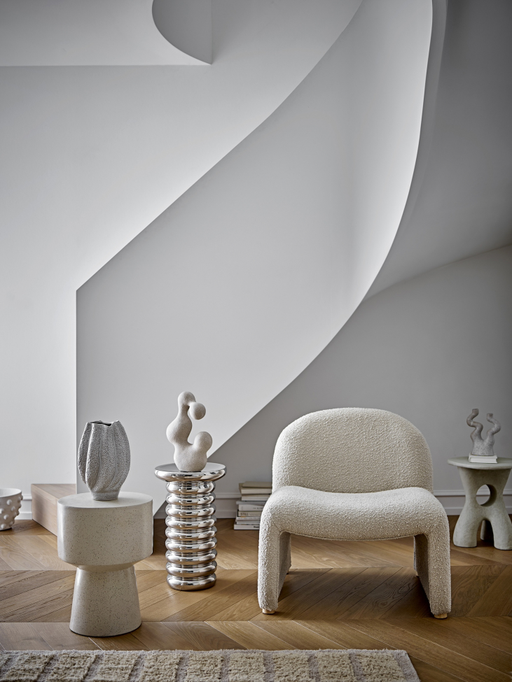 Loungeszék 'Neel' - Természetes