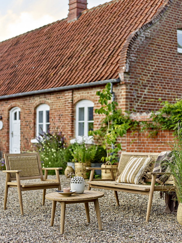 Kávézóasztal 'Sorrento' - Természetes