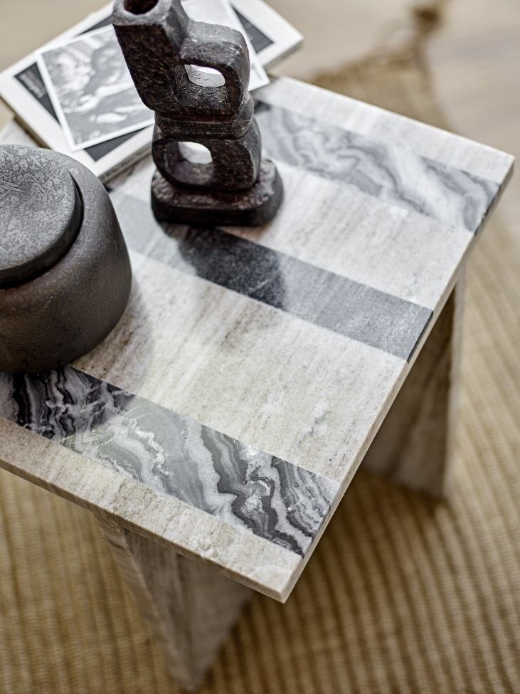 Oldalasztal 'Clea' - Márvány