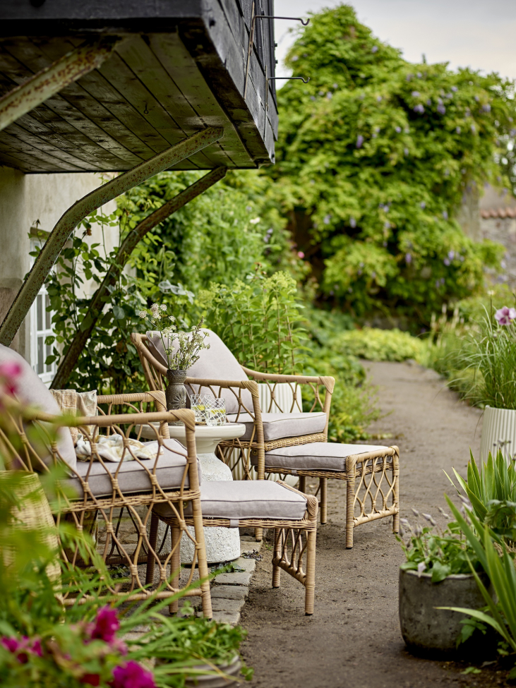 'Belluce' pihenőszék – natúr/rattan