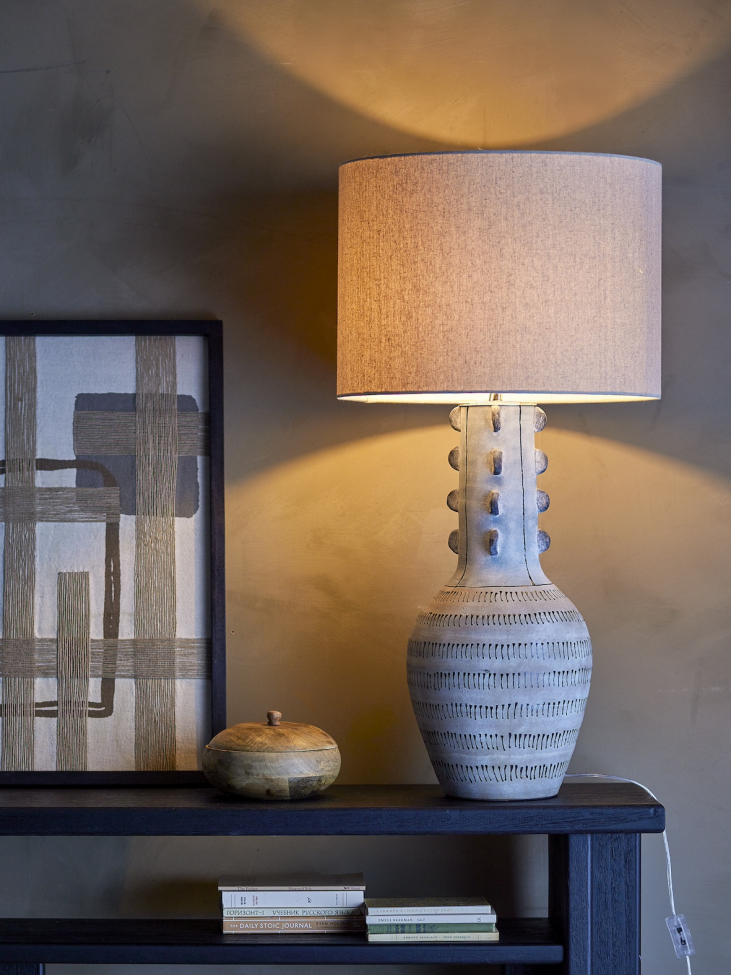 Állólámpa 'Gadiela' 46cm Kerek - Kék