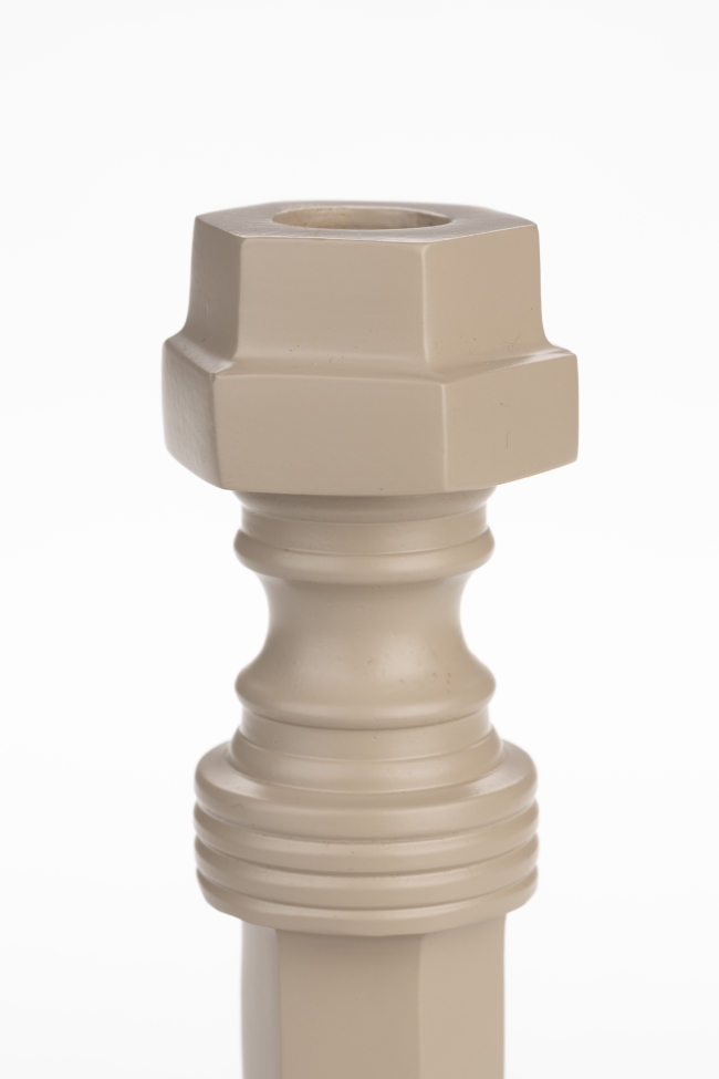 Gyertya tartó 'Totem' - Bézs