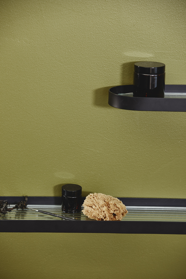 Üvegpolc 'SOTRA' L - Fekete