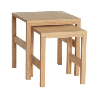 Oldalasztal 'Puzzle' 2 darab - Természet