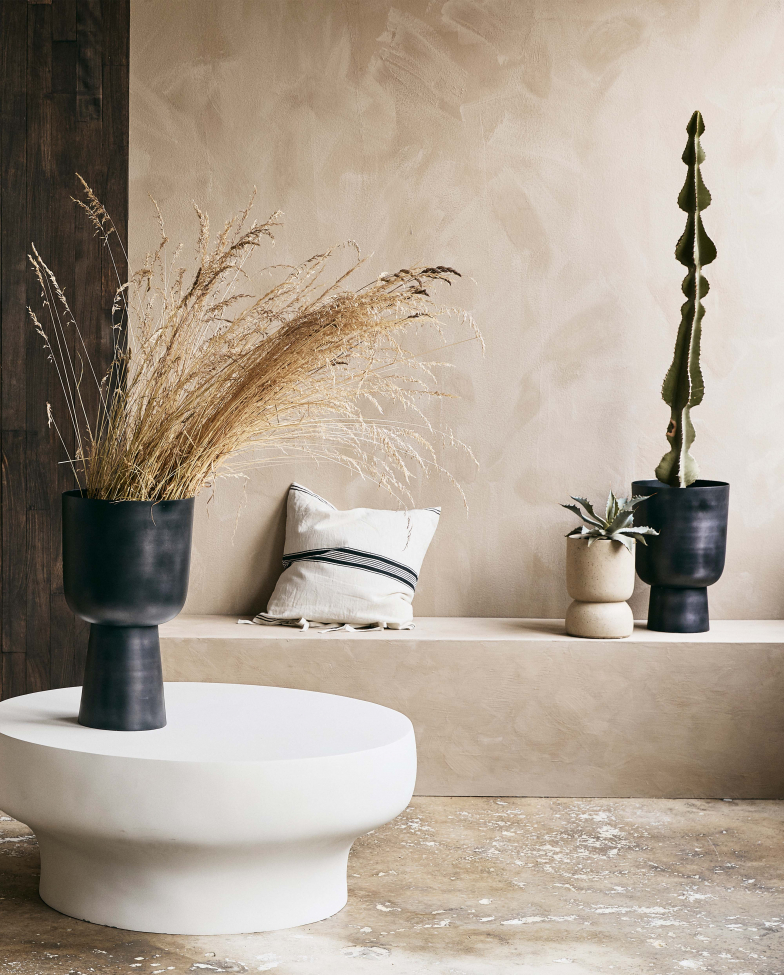 Galoa M virágcserép - Fekete