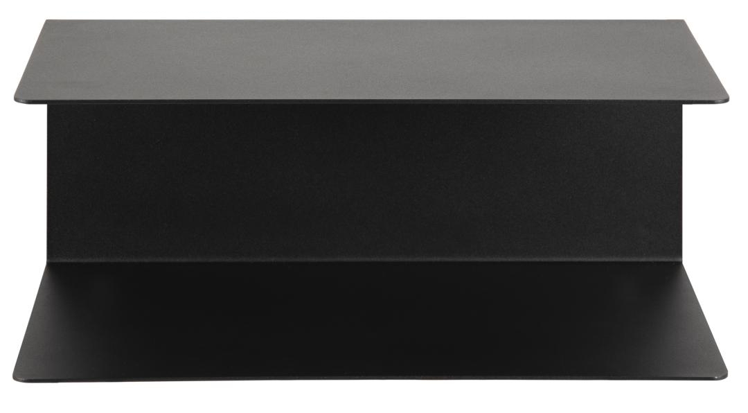 2-db Fali polc 'Joliet' - Fekete