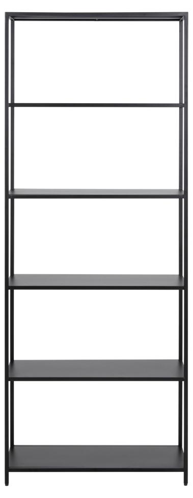 Könyvespolc 'Newcastle' 185cm - Fekete