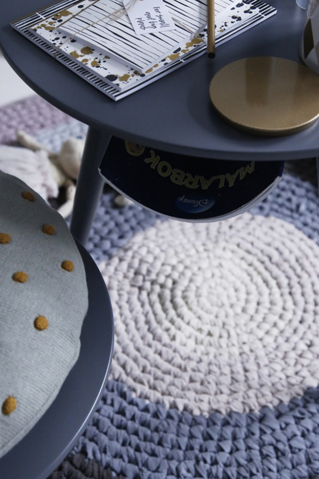 Kávézóasztal 'Copenhagen' 2 darab - Szürke