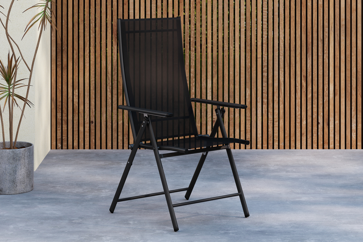 Napozóágy 'Massimo' - Fekete