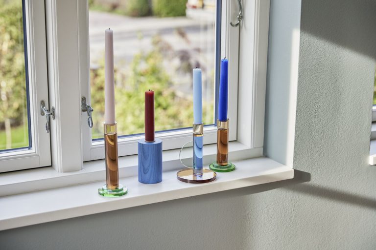 Gyertyatartók 'Comet' - Barna