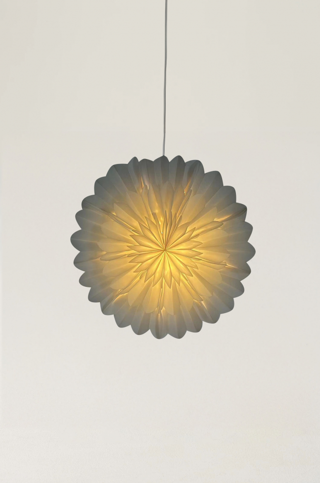 Adventi csillag 'Lotus' 45cm - Fehér