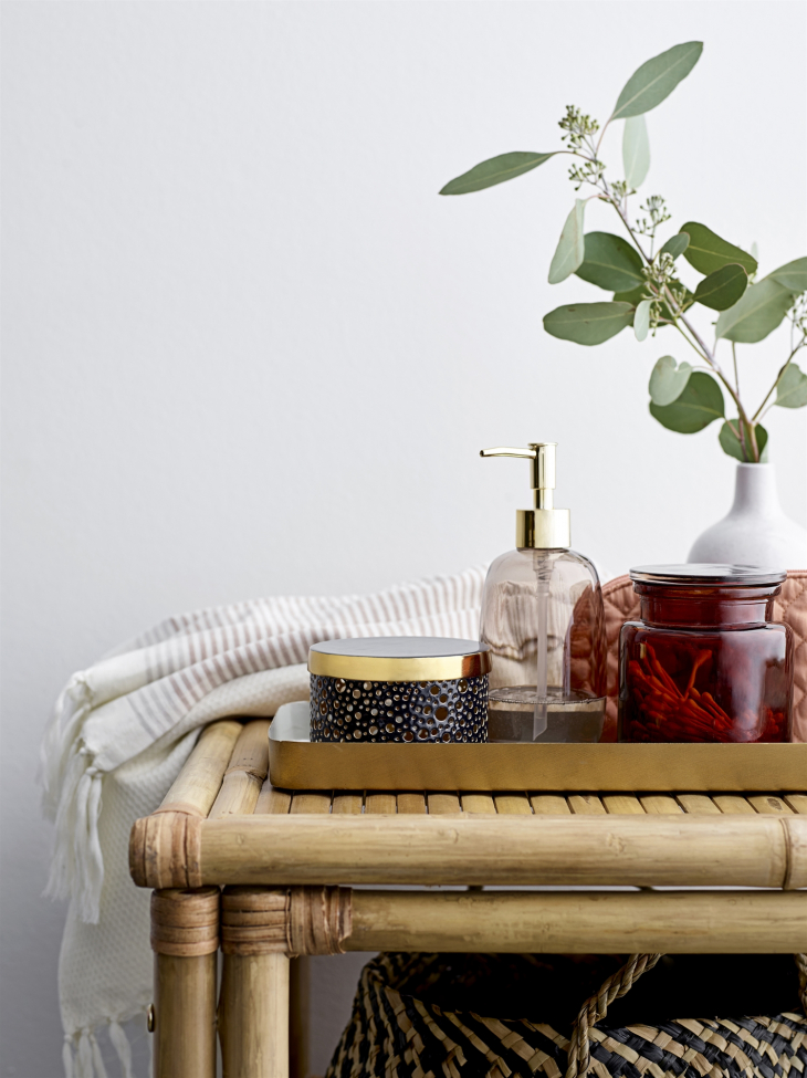 Kávézóasztal/Kerti pad 'Bambu' - Természetes