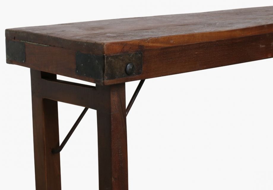 Tolható pad 'Foldable' 160x30cm - Fa