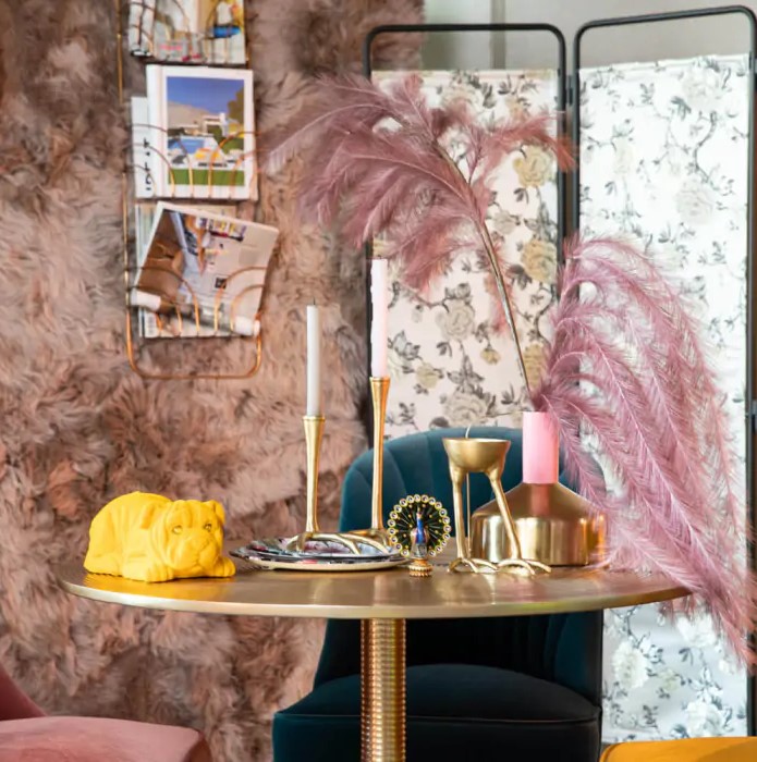 Étkezőasztal 'Hypnotising' Kerek 92cm - Arany