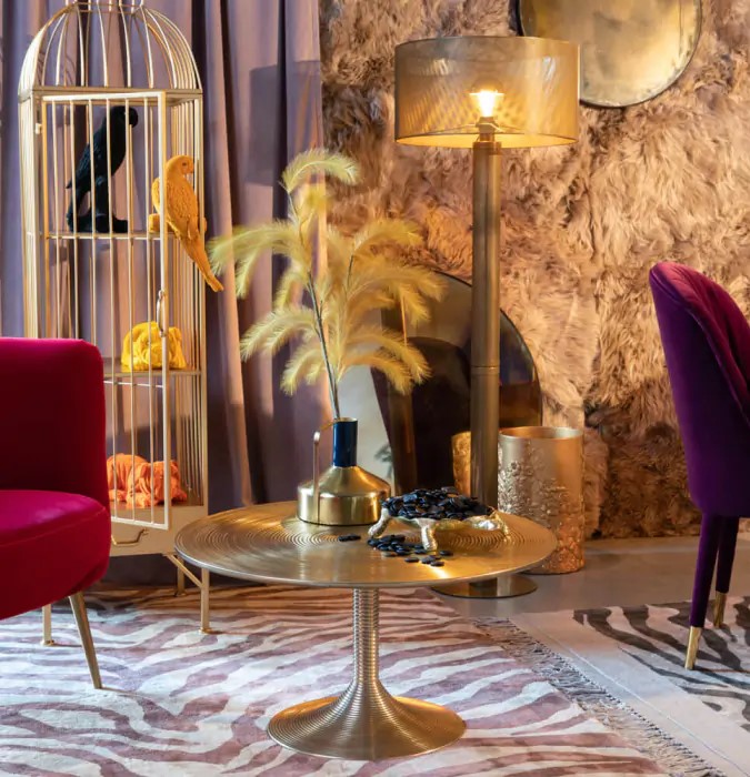 Kávézóasztal 'Hypnotising' - Arany