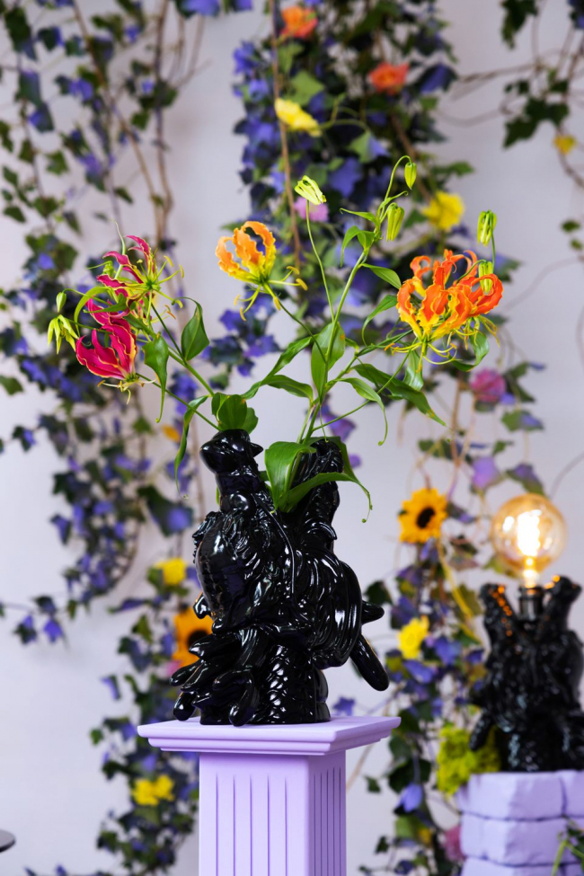 Váz 'Dragonized Bastard' - Fekete