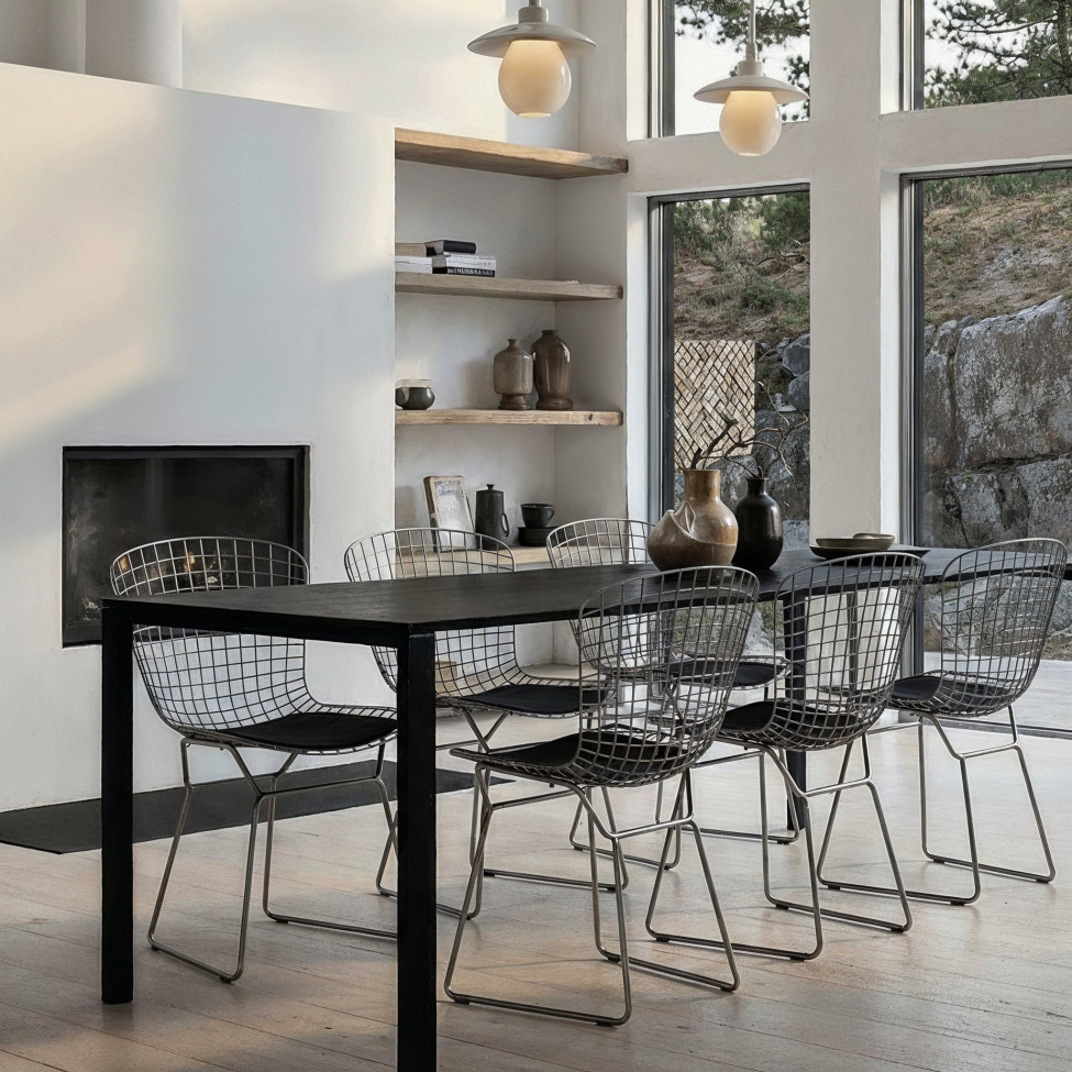 Szék 'Bertoia' - Ezüst/Szürke