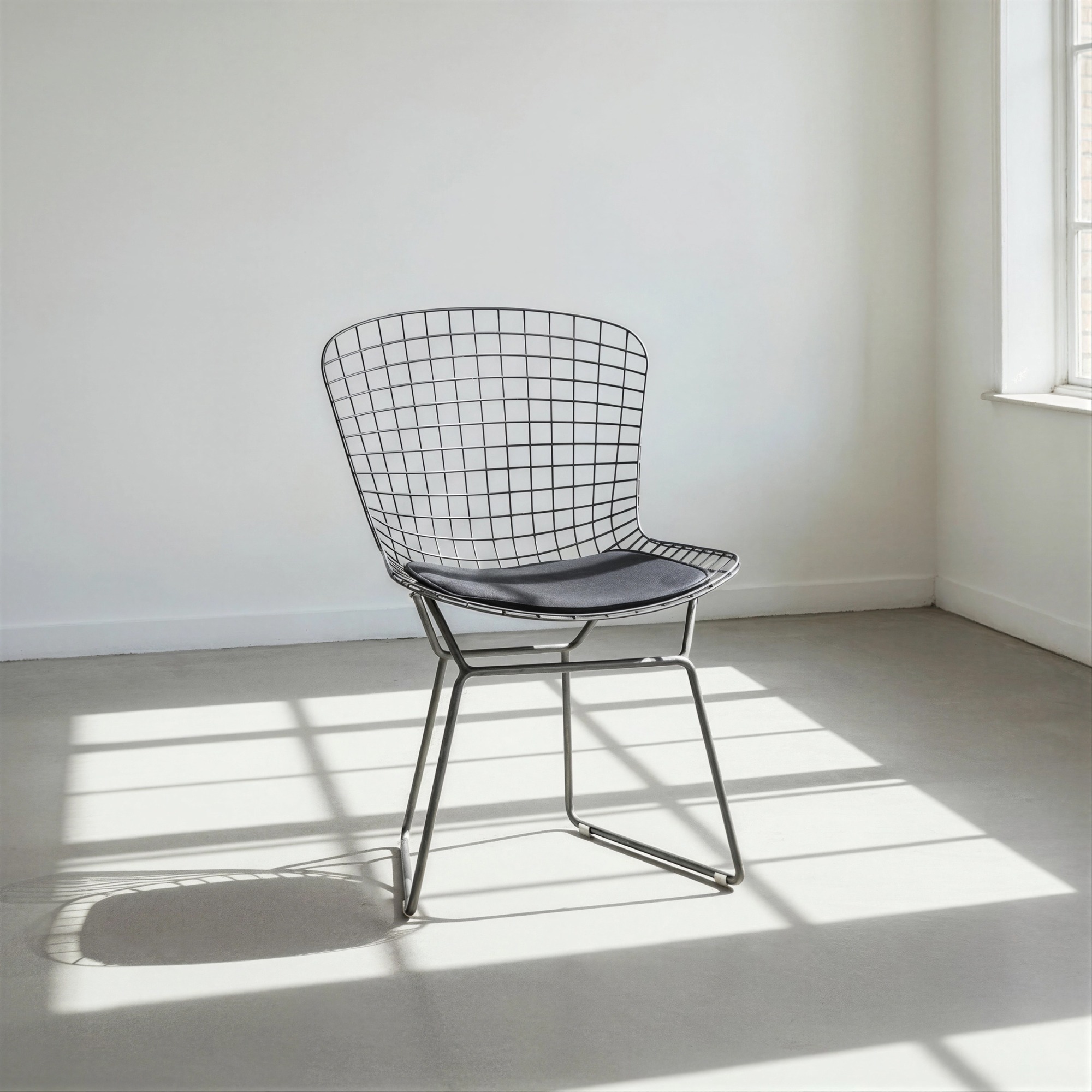 Szék 'Bertoia' - Ezüst/Szürke