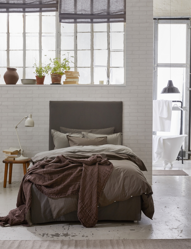 Weeknight ágytakaró 160x220x52 - Sötétszürke