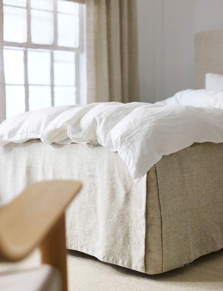 Ágytakaró 'Miramar' 120x220x52 - Természetes