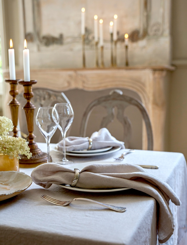 Szalvétagyűrű 'Monaco' Kerek 4cm 4-pack - Ezüst