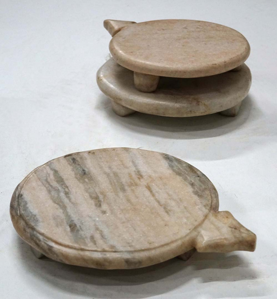 Márványtál 'Will' - Kerek