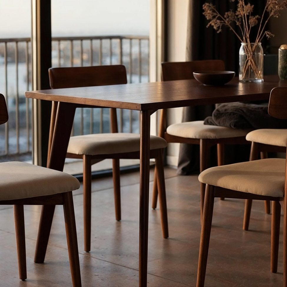 Nordic étkezőasztal 180x70cm - Dió