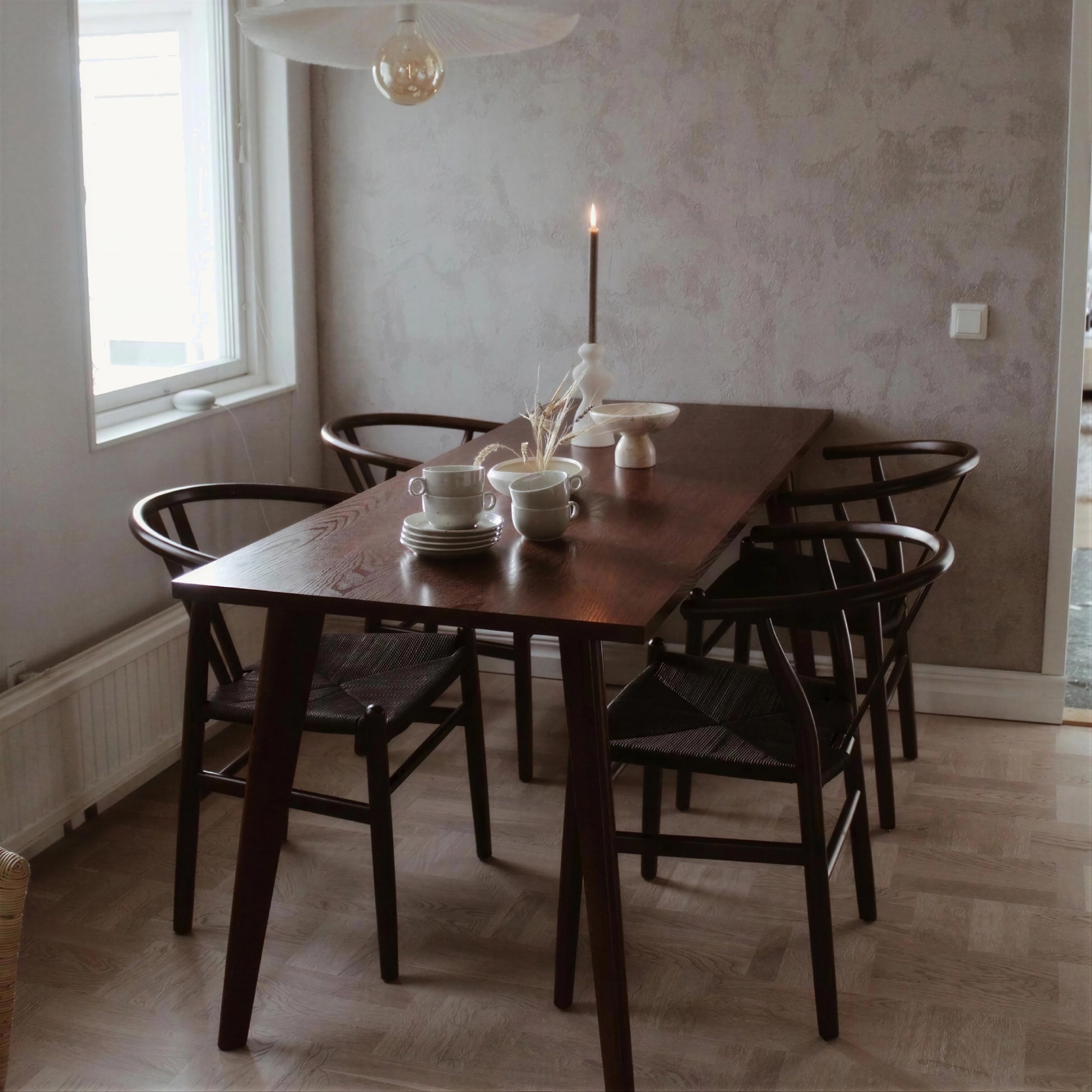 Nordic étkezőasztal 180x70cm - Dió