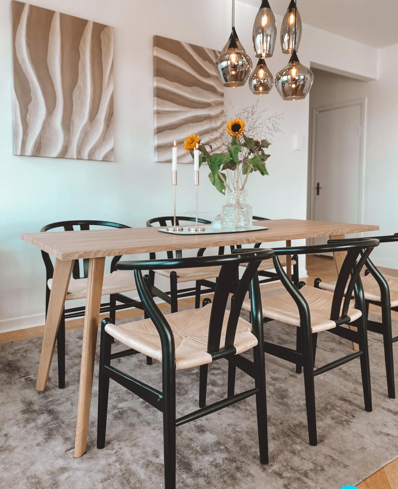 Nordic étkezőasztal 180x70cm - Tölgy