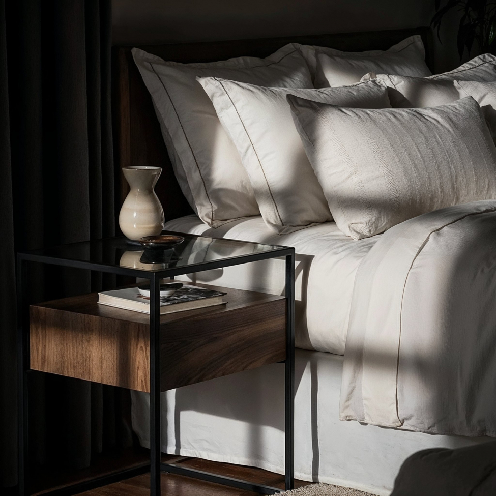 &Aacute;gyasztal 'Detroit' - Di&oacute;/Fekete