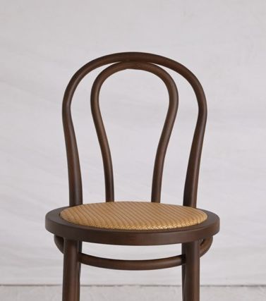 Bárszék 'Bistro' - Dió/Rattan