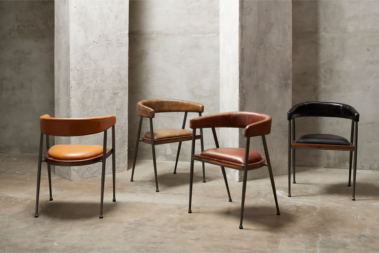 Sz&eacute;k 'London' - Patina Barna/Bőr