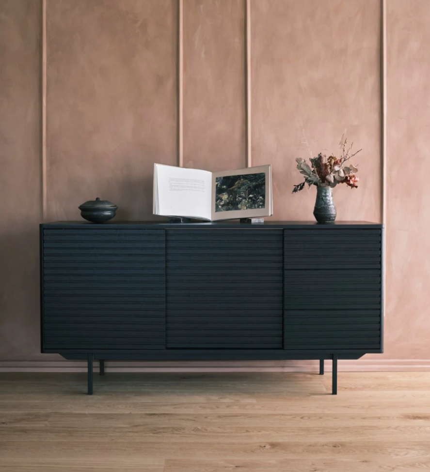 Oldalsó asztal 'Sense' - Fekete