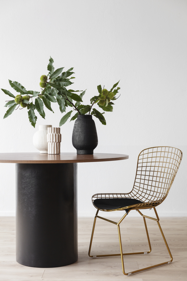 Étkezőasztal 'Rounded' Kerek 120cm - Dió